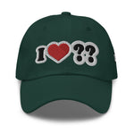 CUSTOM I LOVE 🧡 ?? • DAD HAT • ADD TEXT (NY, LA, HS, BJ, ME, UK ETC...)