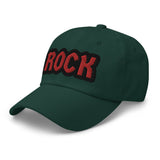 CUSTOM DAD HAT • ROCK STYLE FONT • 1 •