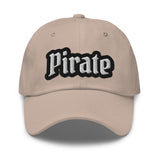 CUSTOM DAD HAT • PIRATE STYLE FONT • 1 •