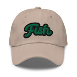 CUSTOM DAD HAT • FISH STYLE FONT • 1 •