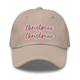 CUSTOM DAD HAT • CHRISTMAS STYLE FONT • 2 •