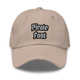 CUSTOM DAD HAT • PIRATE STYLE FONT • 2 •