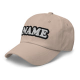 CUSTOM NAME • DAD HAT • ADD ANY NAME/WORD/YEAR/DATE/AGE/NUMBER