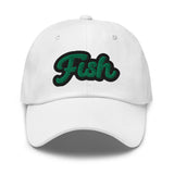 CUSTOM DAD HAT • FISH STYLE FONT • 1 •