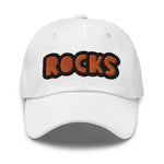 CUSTOM DAD HAT • ROCKS STYLE FONT • 1 •