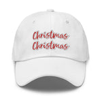 CUSTOM DAD HAT • CHRISTMAS STYLE FONT • 2 •