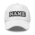 CUSTOM NAME • DAD HAT • ADD ANY NAME/WORD/YEAR/DATE/AGE/NUMBER