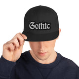 CUSTOM SNAPBACK HAT • GOTHIC STYLE FONT • 1 •