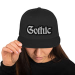 CUSTOM SNAPBACK HAT • GOTHIC STYLE FONT • 1 •