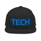 CUSTOM SNAPBACK HAT • TECH STYLE FONT • 1 •