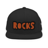 CUSTOM SNAPBACK HAT • ROCKS STYLE FONT • 1 •