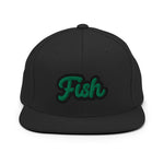 CUSTOM SNAPBACK HAT • FISH STYLE FONT • 1 •