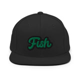 CUSTOM SNAPBACK HAT • FISH STYLE FONT • 1 •