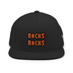 CUSTOM SNAPBACK HAT • ROCKS STYLE FONT • 2 •