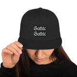 CUSTOM SNAPBACK HAT • GOTHIC STYLE FONT • 2 •