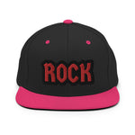 CUSTOM SNAPBACK HAT • ROCK STYLE FONT • 1 •