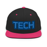 CUSTOM SNAPBACK HAT • TECH STYLE FONT • 1 •