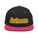 CUSTOM SNAPBACK HAT • AUTUMN STYLE FONT • 1 •