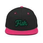 CUSTOM SNAPBACK HAT • FISH STYLE FONT • 1 •