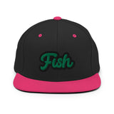 CUSTOM SNAPBACK HAT • FISH STYLE FONT • 1 •