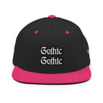 CUSTOM SNAPBACK HAT • GOTHIC STYLE FONT • 2 •