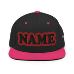 CUSTOM NAME • SNAPBACK HAT • ADD ANY NAME/WORD/YEAR/DATE/AGE/NUMBER