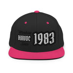 CUSTOM WREAKING HAVOC SINCE ???? • SNAPBACK HAT • BIRTHDAY