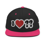 CUSTOM I🧡 LOVE ?? • SNAPBACK HAT • ADD ANY NAME OR CITY INITIALS