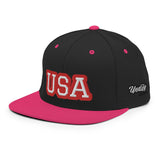 CUSTOM SNAPBACK HAT • USA STYLE FONT • 1 •