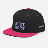 CUSTOM SNAPBACK HAT • SPORT STYLE FONT • 2 •