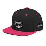 CUSTOM SNAPBACK HAT • GOTHIC STYLE FONT • 2 •