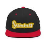 CUSTOM SNAPBACK HAT • SUMMER STYLE FONT • 1 •