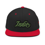 CUSTOM SNAPBACK HAT • INDIE STYLE FONT • 1 •