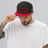 CUSTOM NAME • SNAPBACK HAT • ADD ANY NAME/WORD/YEAR/DATE/AGE/NUMBER