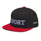 CUSTOM SNAPBACK HAT • SPORT STYLE FONT • 1 •