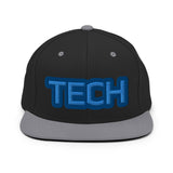 CUSTOM SNAPBACK HAT • TECH STYLE FONT • 1 •