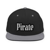 CUSTOM SNAPBACK HAT • PIRATE STYLE FONT • 1 •