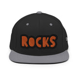 CUSTOM SNAPBACK HAT • ROCKS STYLE FONT • 1 •