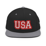 CUSTOM SNAPBACK HAT • USA STYLE FONT • 1 •