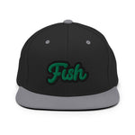 CUSTOM SNAPBACK HAT • FISH STYLE FONT • 1 •