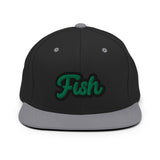 CUSTOM SNAPBACK HAT • FISH STYLE FONT • 1 •