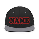 CUSTOM NAME • SNAPBACK HAT • ADD ANY NAME/WORD/YEAR/DATE/AGE/NUMBER