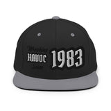 CUSTOM WREAKING HAVOC SINCE ???? • SNAPBACK HAT • BIRTHDAY