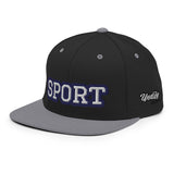 CUSTOM SNAPBACK HAT • SPORT STYLE FONT • 1 •