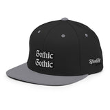 CUSTOM SNAPBACK HAT • GOTHIC STYLE FONT • 2 •