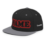 CUSTOM NAME • SNAPBACK HAT • ADD ANY NAME/WORD/YEAR/DATE/AGE/NUMBER