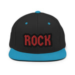 CUSTOM SNAPBACK HAT • ROCK STYLE FONT • 1 •