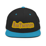 CUSTOM SNAPBACK HAT • AUTUMN STYLE FONT • 1 •