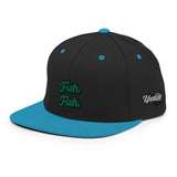 CUSTOM SNAPBACK HAT • FISH STYLE FONT • 2 •