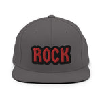 CUSTOM SNAPBACK HAT • ROCK STYLE FONT • 1 •